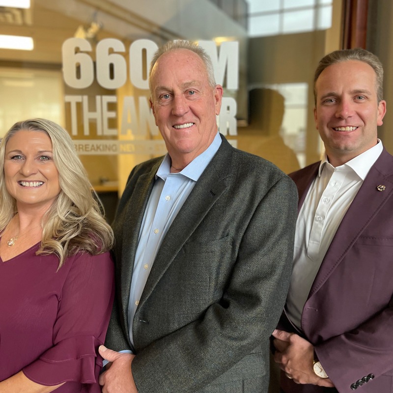 The financial planning team recording an episode of the Smart Money Podcast.